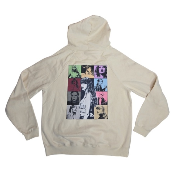 Taylor Swift Eras Tour Beige Hoodie - Picture 3 of 4